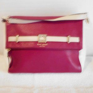 Kate Spade Burgandy beige Shoulder bag